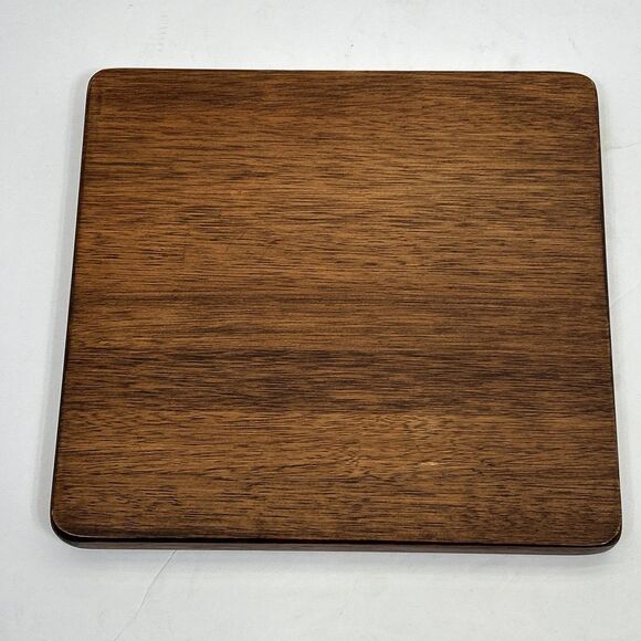 Vintage Cheese Board Mid Century Modern MCM Domed Cloche Wooden Plastic Serving - Picture 8 of 13